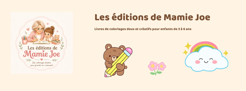 Univers doux des livres de coloriage Les Editions de Mamie Joe