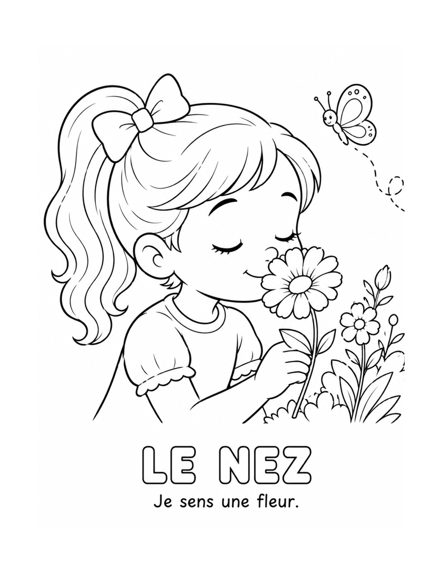 Page du livre consacrée au nez