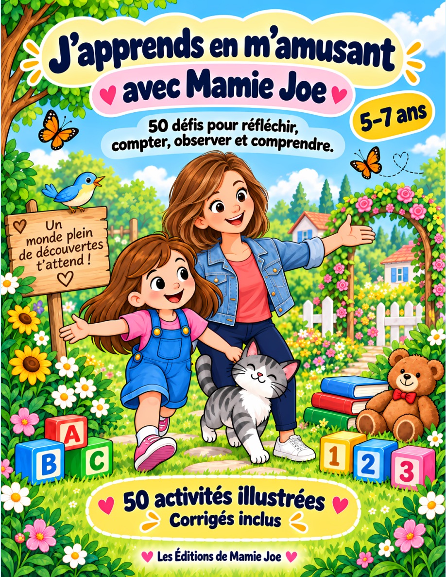 Couverture J’apprends en m’amusant avec Mamie Joe