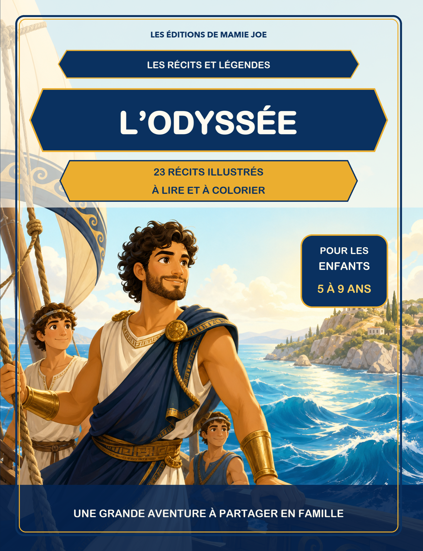 Couverture L'Odyssée : 23 récits illustrés